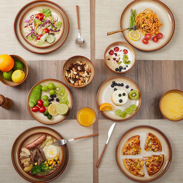 Stoneware Dinnerware Sets for 8
