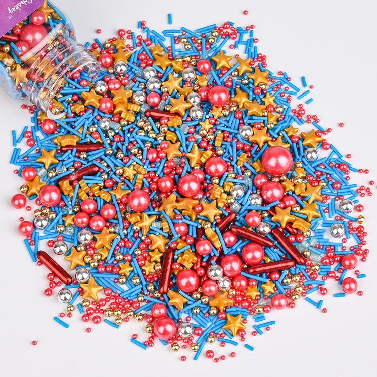 Patriotic Sprinkles for Baking (4.23 Ounce)
