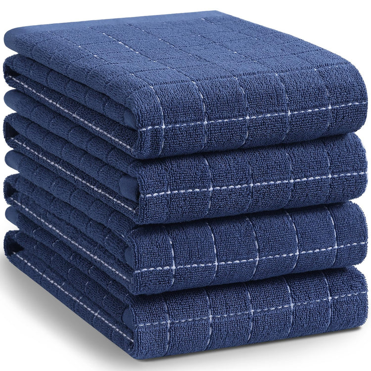 100% Cotton Terry Kitchen Towels (4 Count)