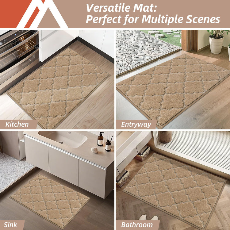 Kitchen Rugs Non Slip Washable 20"x32" (4.444 Sq Ft)