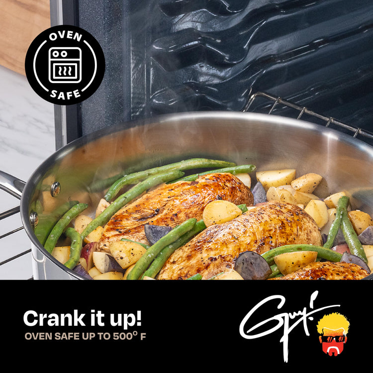 8" Stainless Steel Fry Pan