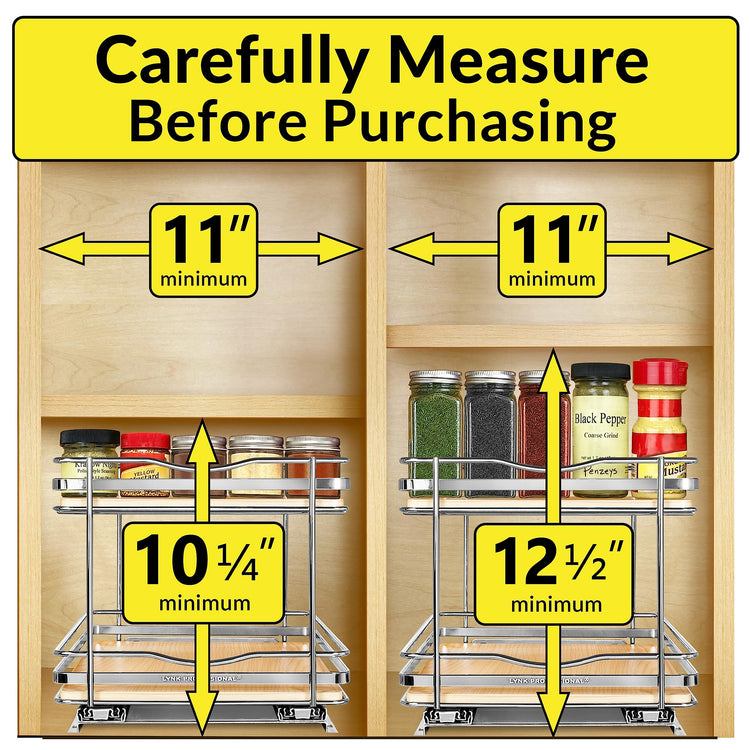 lite™ Pull Out Spice Organization for Cabinets