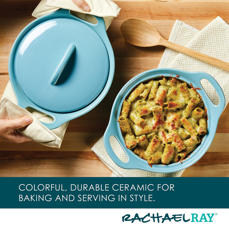Solid Glaze Ceramics Casserole Bakeware