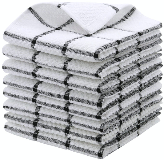 Cotton Dish Towels for Kitchen (8 Count)