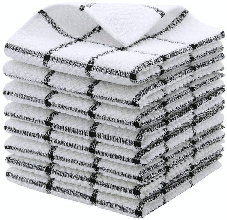 Cotton Dish Towels for Kitchen (8 Count)