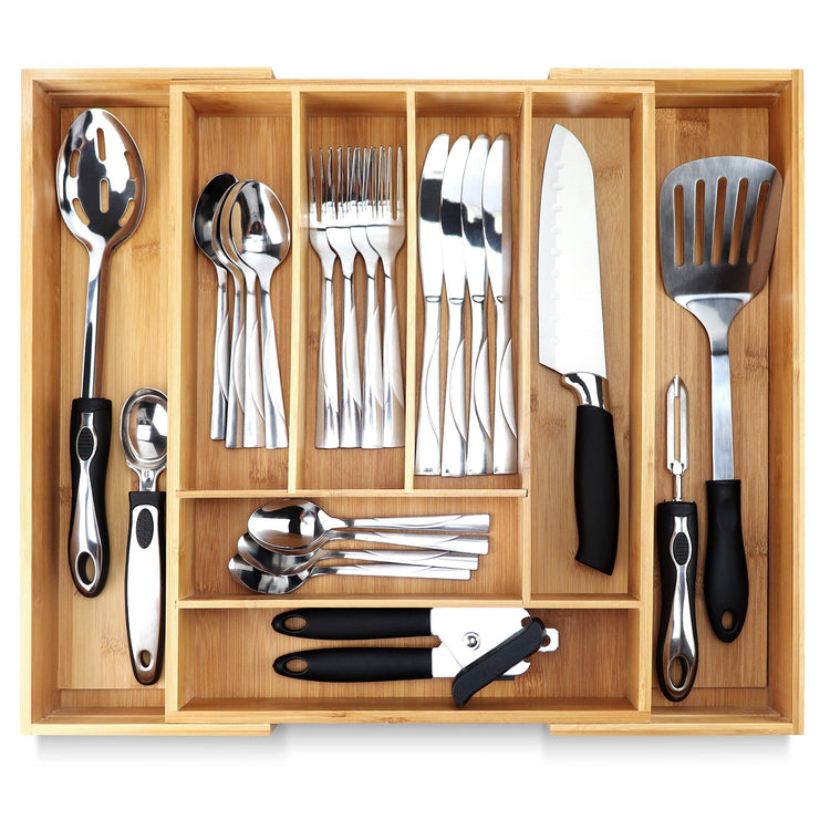 Silverware Tray for Drawer Organizer