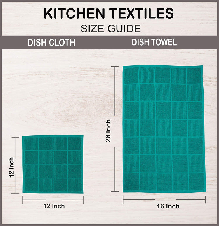 Dish Cloths for Washing Dishes Set of 8 (8 Count)