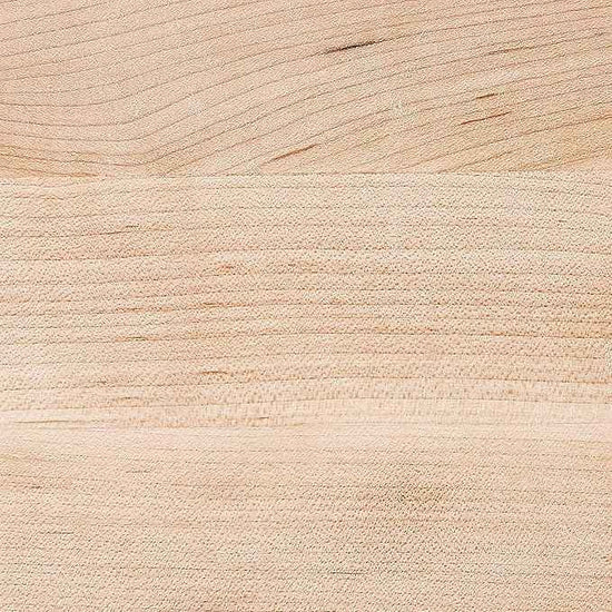John Boos B Series Square Wooden Maple Cutting Board 9”x9” – 1.5” Thick, 3.7-lb Non-Reversible Butcher Block with Wood Bun Feet & Edge-Grain