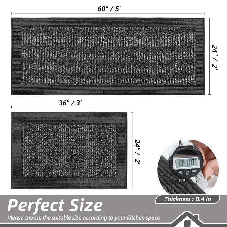 Kitchen Rugs Set of 2 (15 Sq Ft)