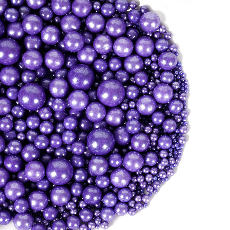 Purple Pearl Sugar Sprinkles (4.58 Ounce)