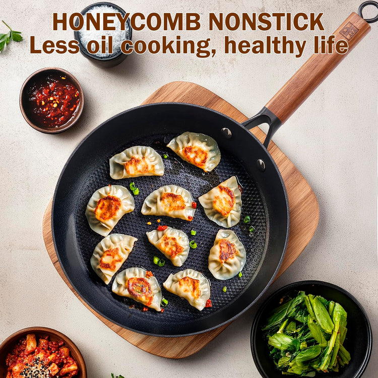 Cast Iron 8 12 Inch Nonstick Skillets (2 Count)