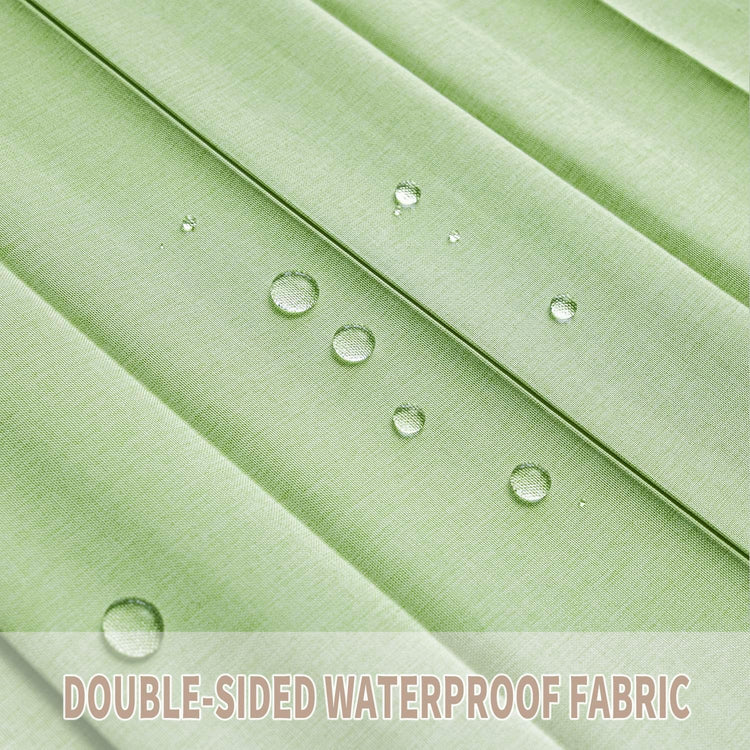 Vatge Curtain for Closet Without Door - Accordion Folding Door Curtain for Doorway, and Open Closet, Hanging Privacy Curtain Wall for Room Separation,1 Panel with Tieback, W52 x L78, Green