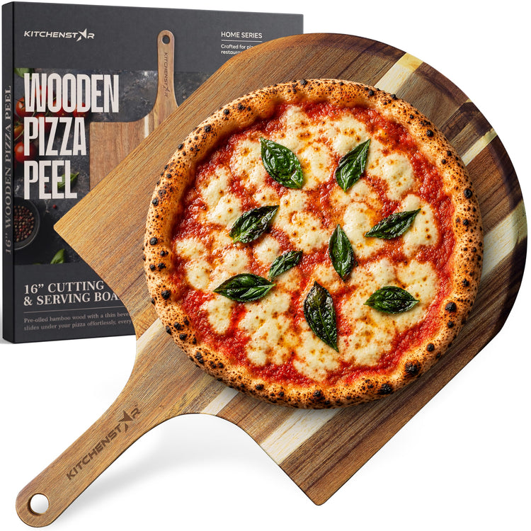 16 Inch Acacia Wood Pizza Peel