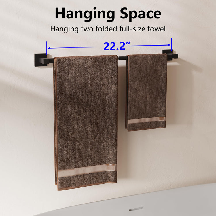 Towel Bar Towel Racks for Bathroom Wall Mounted