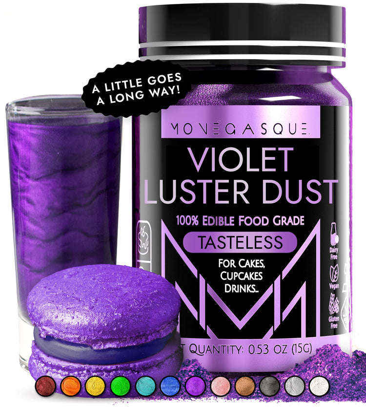 Purple Edible Glitter for Drinks & Cakes