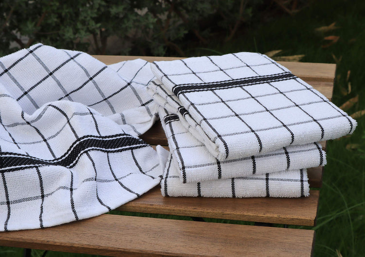 Terry Cotton Kitchen Towels 4 (4 Count)
