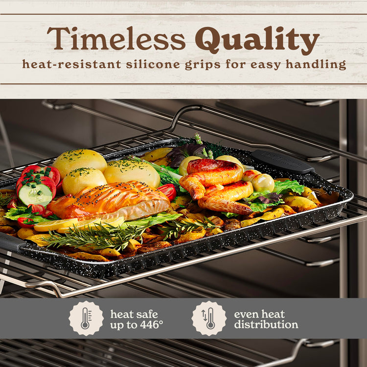 Nonstick Stackable Bakeware Set