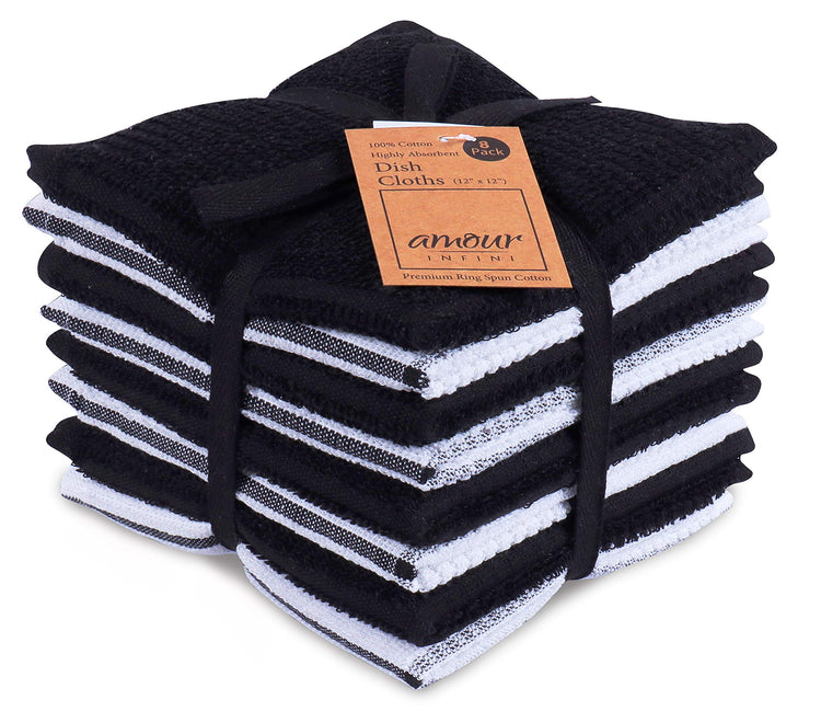 Dish Cloths for Washing Dishes Set of 8 (8 Count)