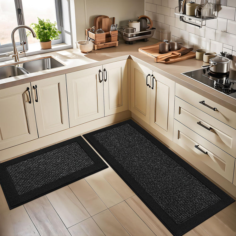 Kitchen Rugs Set of 2 (15 Sq Ft)