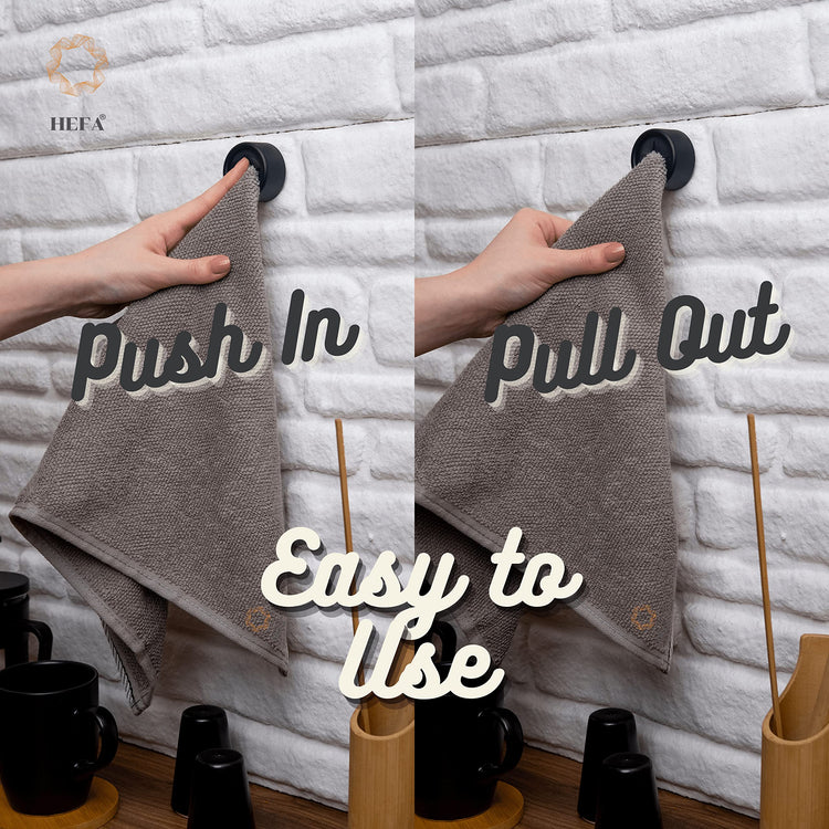 Self Adhesive Dish Towel Holder Hooks (4 Count)