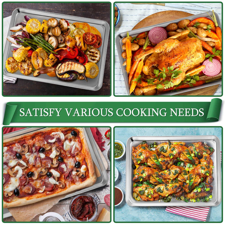 17.5 Inch Baking Sheet Pan and Cooking Rack