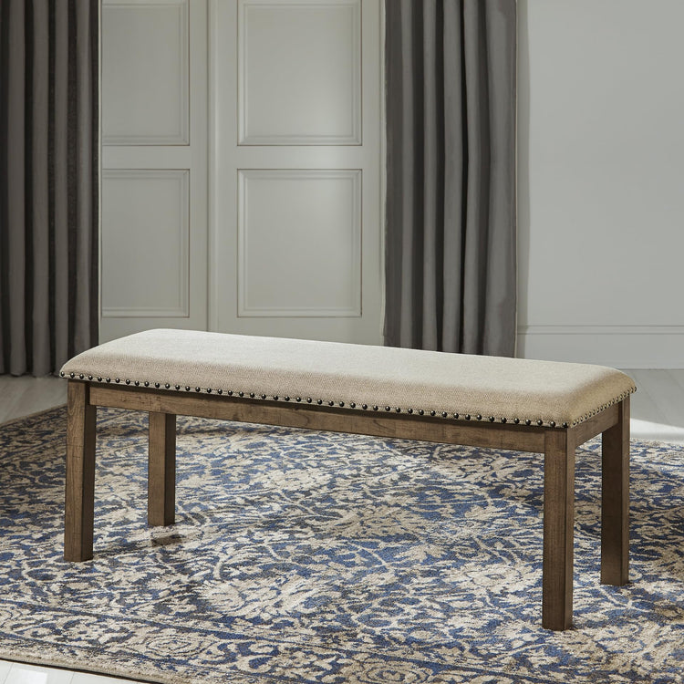 Moriville Wood Upholstered Dining Bench