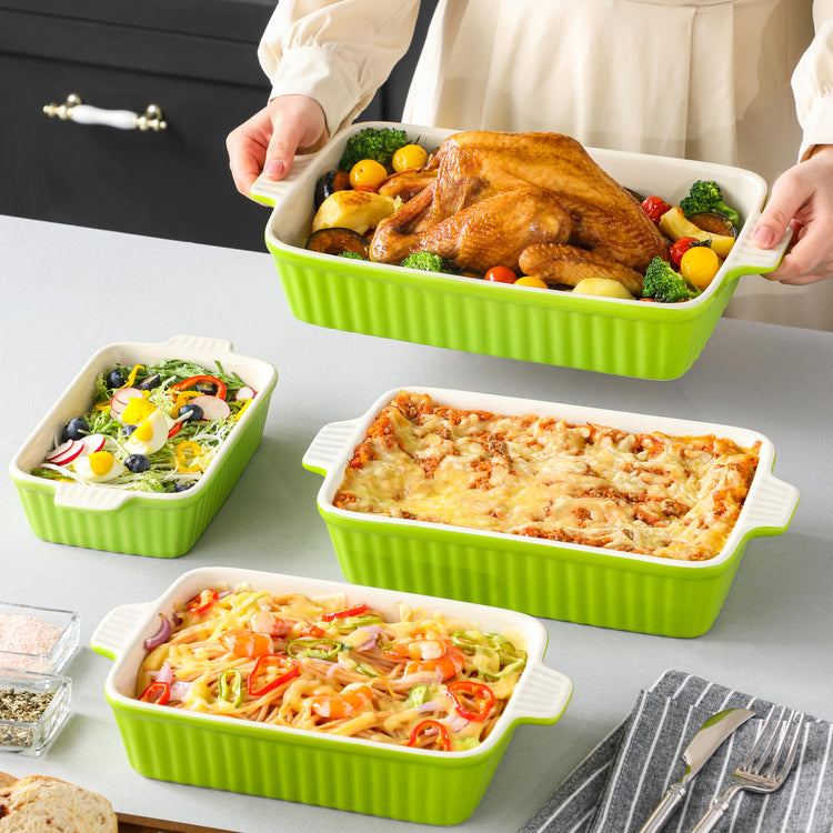 Ceramic Baking Dishes Set of 4 (4 Count)