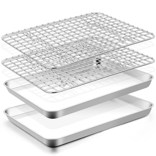 Cookie Sheets with Cooling Racks (2 Count)