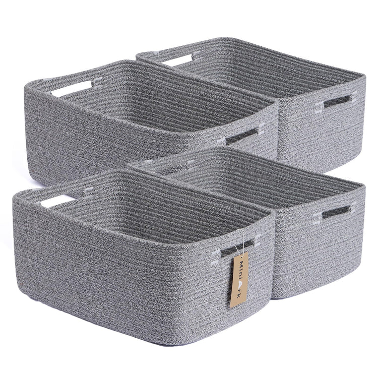 Large Storage Baskets for Organizing (4 Count)