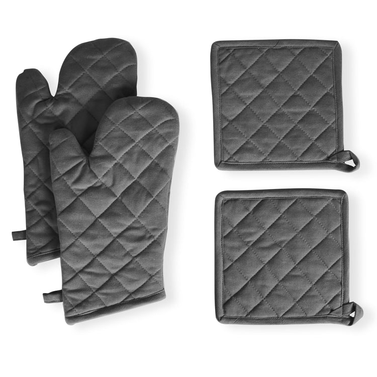 Farmhouse Oven Mitts and Pot Holders Set of 4 (4 Count)