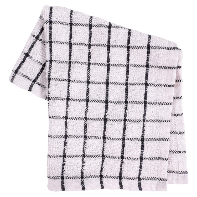 Pantry 100% Cotton Checkered Grid Dish Cloths (6 Count)
