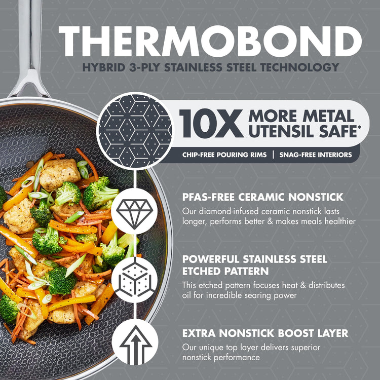 Spectra 12" Wok Pan with Lid