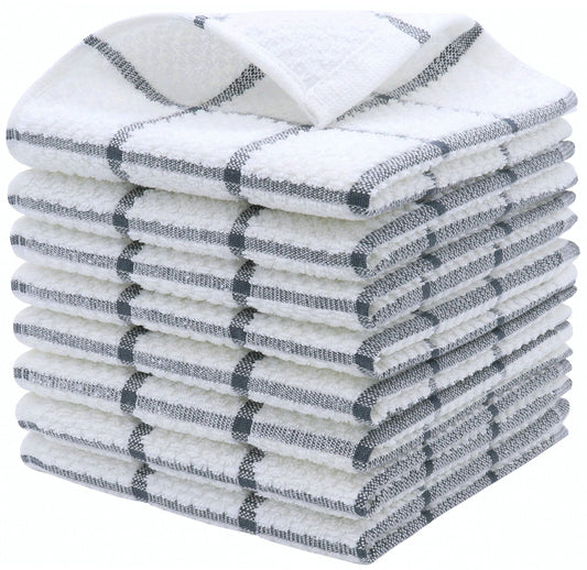 Cotton Dish Towels for Kitchen (8 Count)