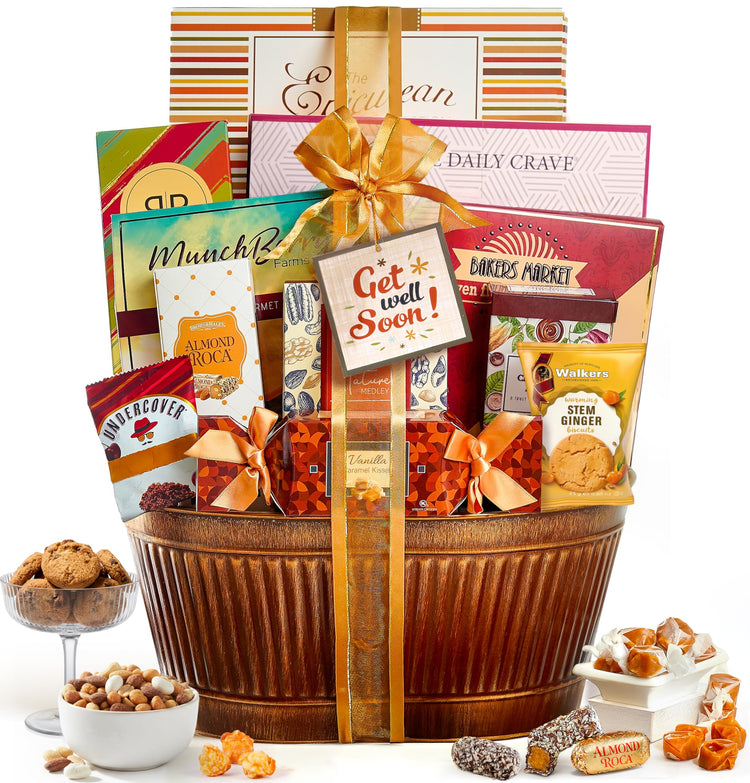 Get Well Soon Grand Gourmet Gift Basket & Care Package
