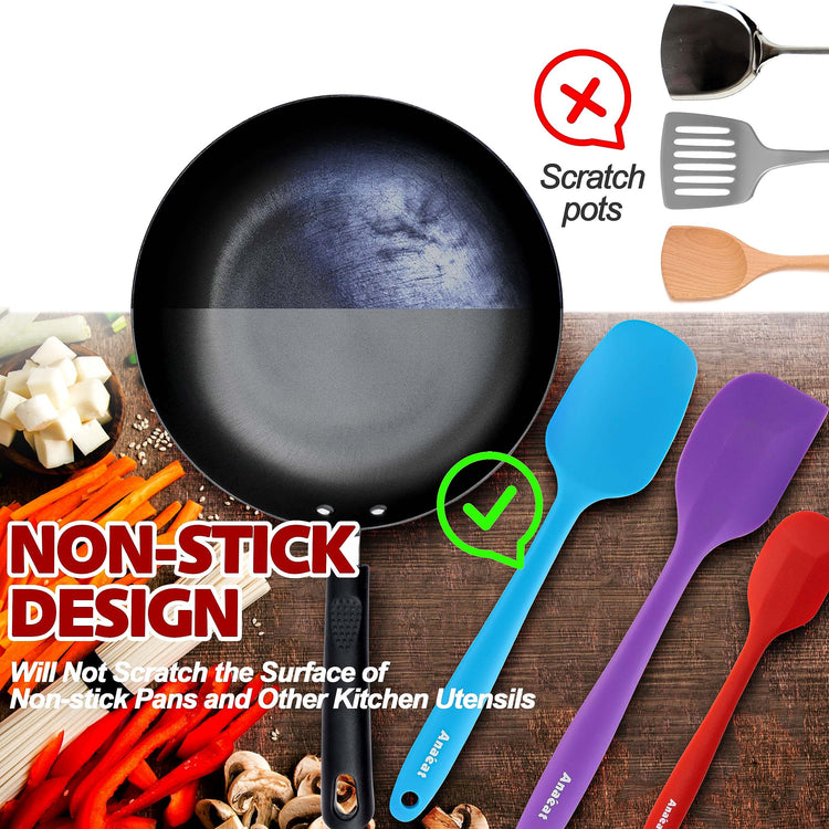 Silicone Spatula Set of 5 (5 Count)