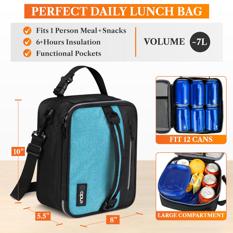 Insulated Lunch Bag for Men Women Kids