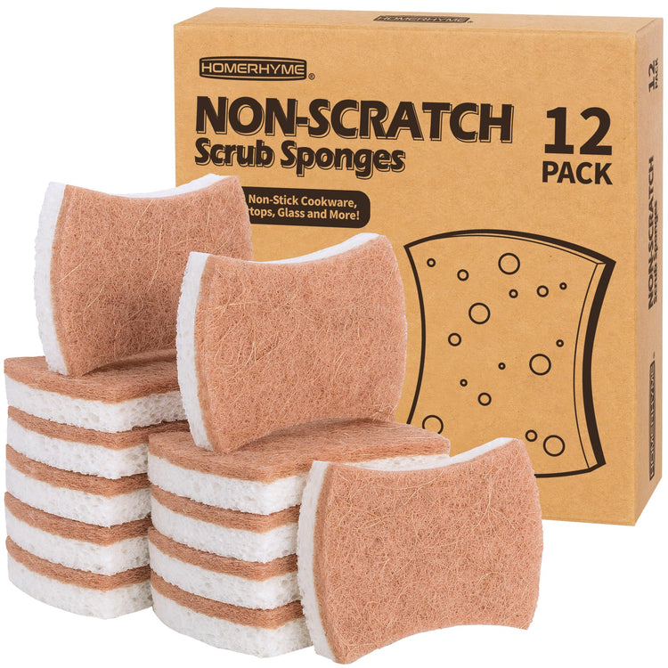 Natural Dish Sponge 12 Pack (12 Count)