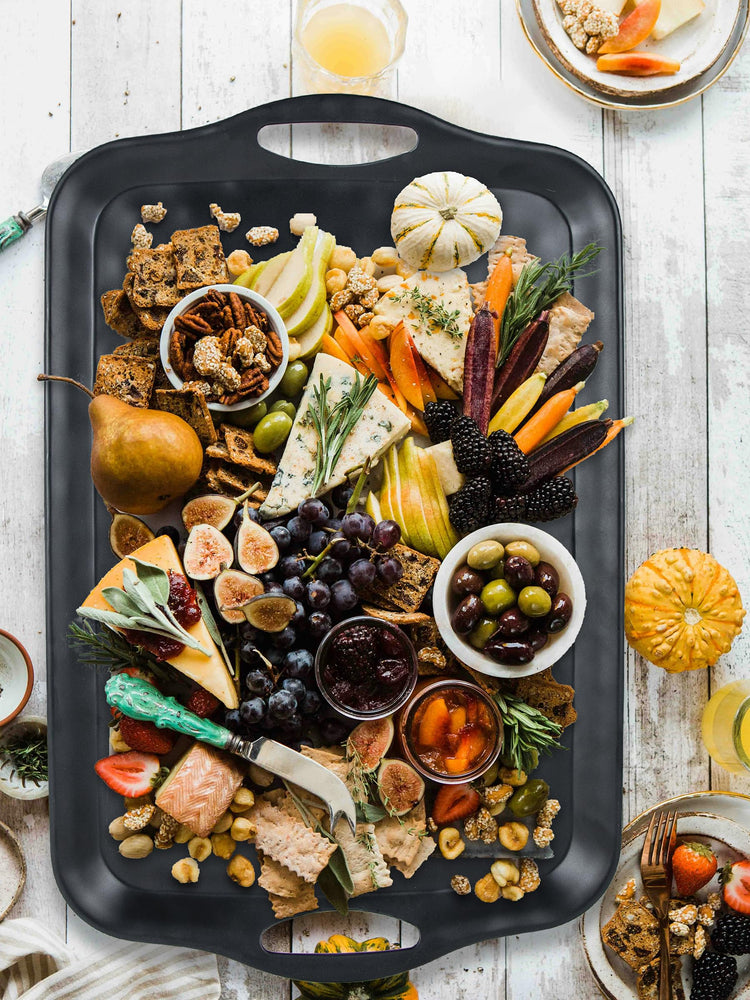 20x13 inch Extra Large Serving Tray with Handles (2 Count)