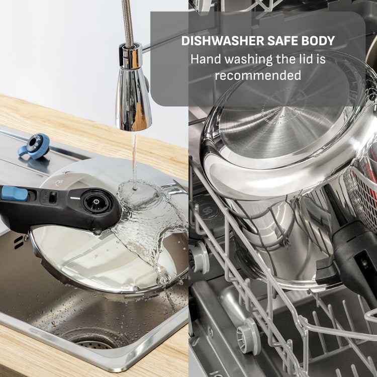 Secure Trendy Stainless Steel Pressure Cooker