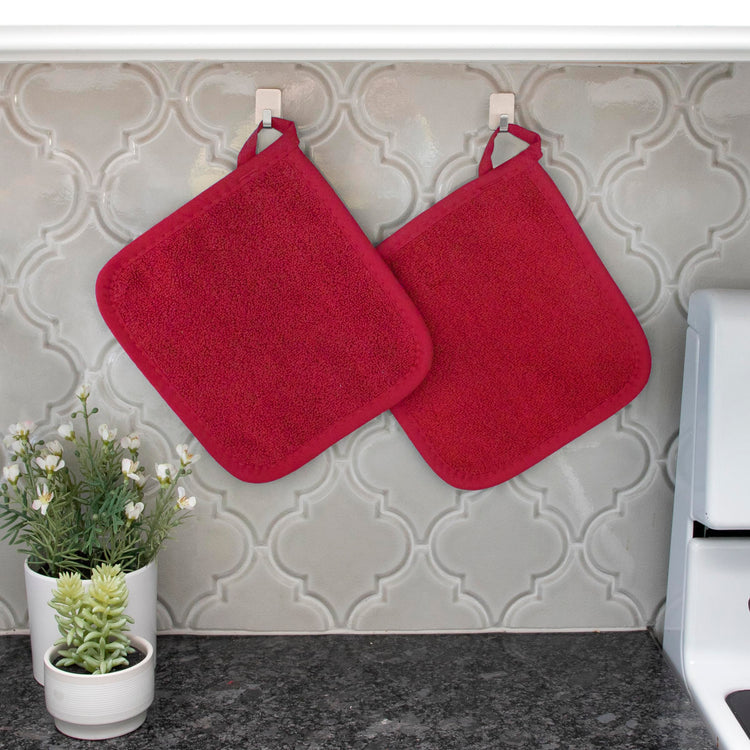 Terry Potholder & Hot Pad (4 Count)