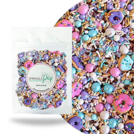 Donut Sprinkle Mix with ~6 Sprinkled Donuts Royal Icings