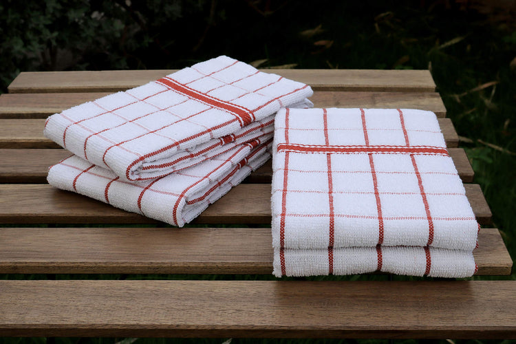 Terry Cotton Kitchen Towels 4 (4 Count)