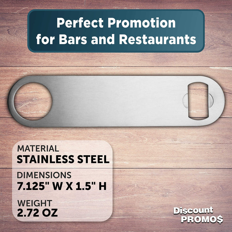 Stainless Steel Beer Bottle Openers Set of 10 (10 Count)