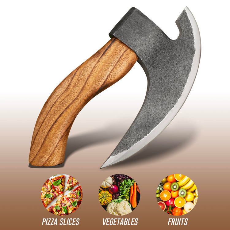 Handmade Viking Pizza Cutter Pizza Axe