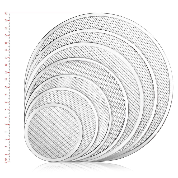 Restaurant Grade Seamless Aluminum Pizza Baking Screen