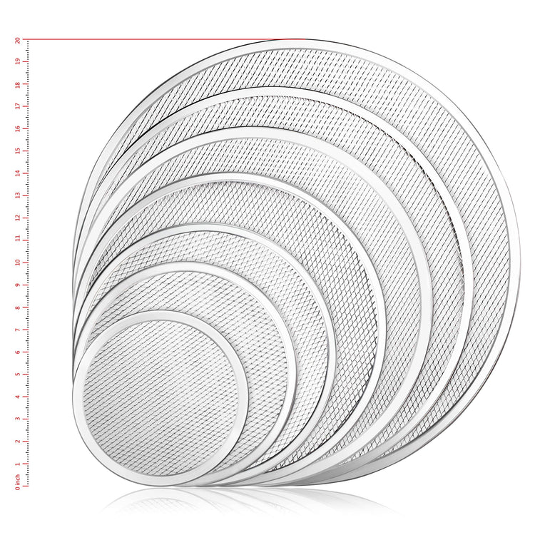 Restaurant Grade Seamless Aluminum Pizza Baking Screen