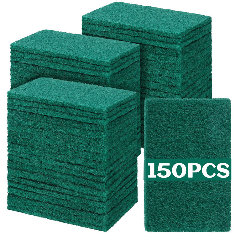 150 Pcs Non Scratch Scouring Pads for Kitchen Dish