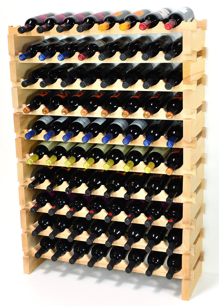Modular Wine Rack Beechwood 32
