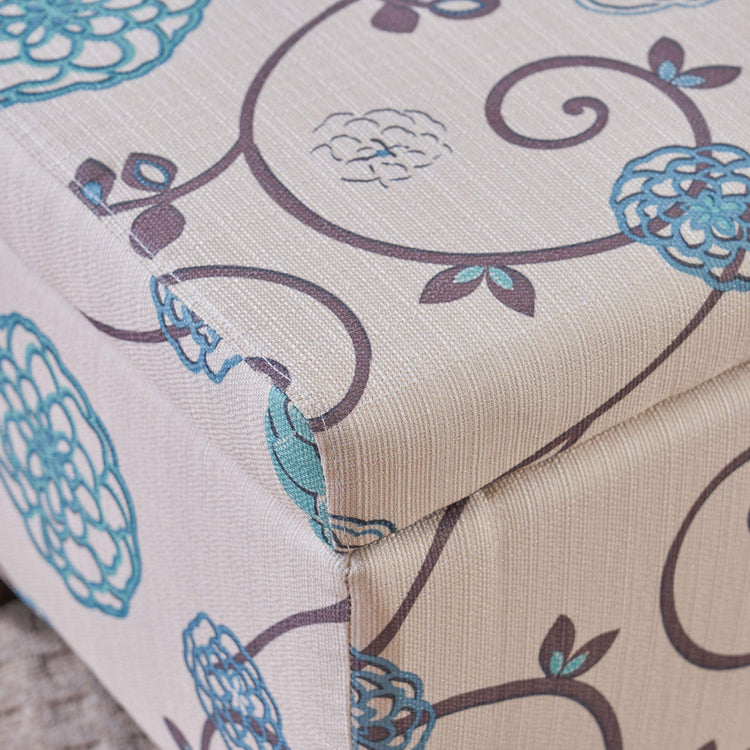 Breanna Fabric Storage Ottoman