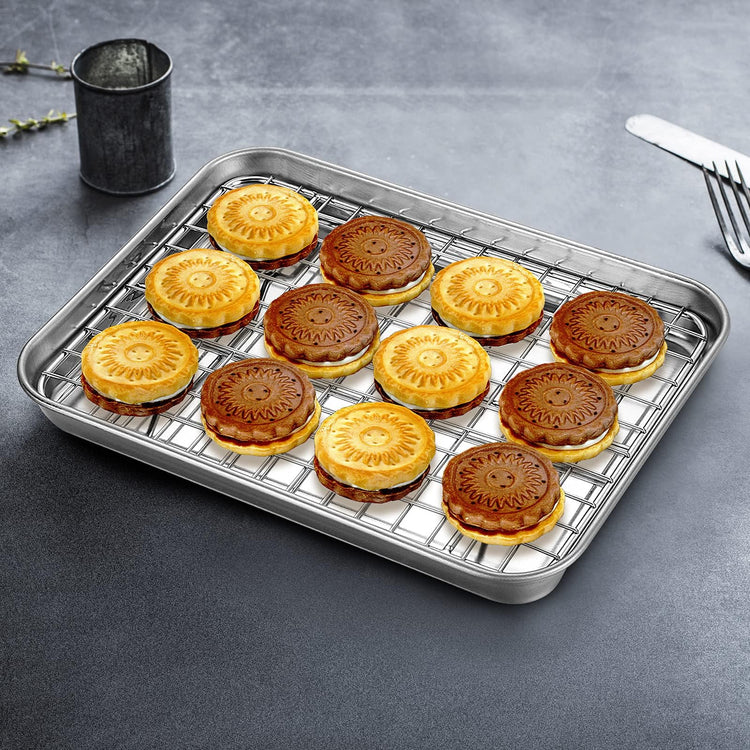 Baking Sheet with Rack Set